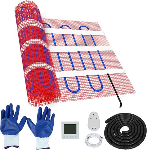 GCCSJ 32.3 Sqft Heating Mat, 360W 120V Electric Radiant Floor Heating ...