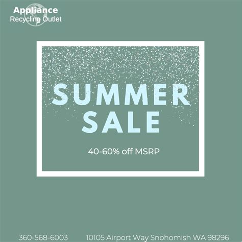 APPLIANCE RECYCLING OUTLET - Snohomish WA - Hours, Directions, Reviews ...