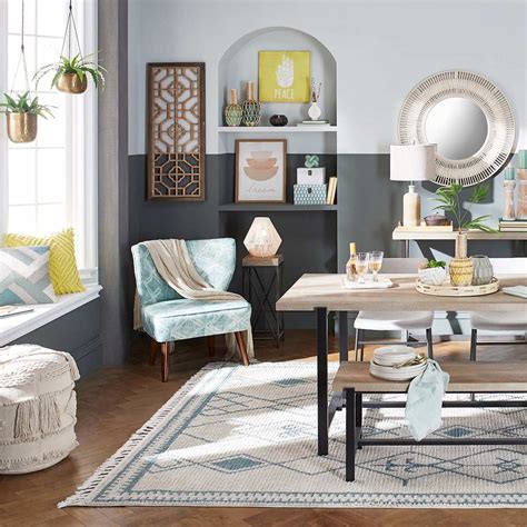 Found & Fable Loggy Wood & Metal Dining Table, 71"