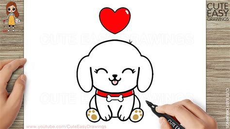 Easy Drawings Of Cute Puppies at Elaine Boehme blog
