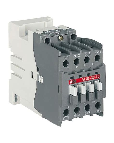 ABB, Power Contactors, 1SBL243001R8110, AL26-30-10 24V DC, 3P, 1NO DC ...
