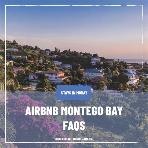 Airbnb Montego Bay FAQs - Blog For All Things Jamaica