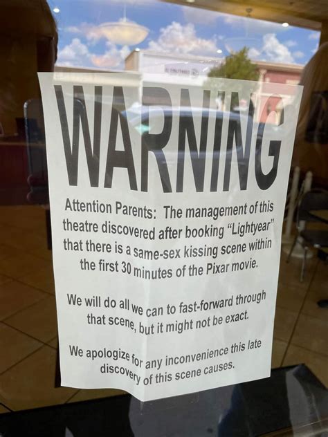 OK theater’s warning about same-sex kiss in ‘Lightyear’ sparks ...