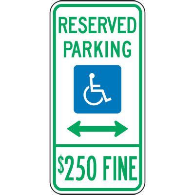 Handicap Parking Signs & Ada Parking Signs | Emedco