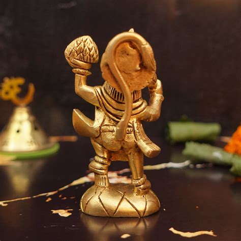 Lord Hanuman Idol 4" | Shri Hanuman Carrying Dronagiri Mountain – ServDharm