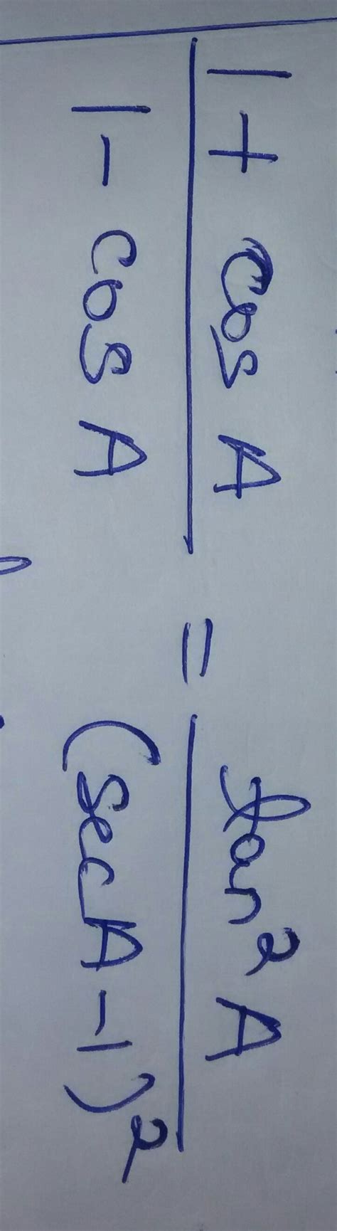 Solve this question by proving it. - Brainly.in