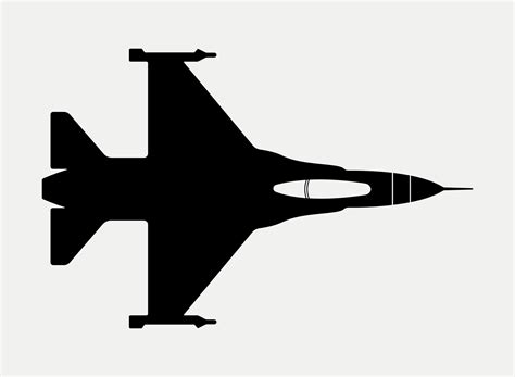 Military Aircraft Silhouette Clip Art