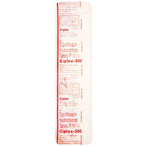 Ciplox-500 Tablet | Uses, Side Effects, Price | Apollo Pharmacy