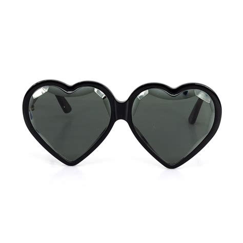 Women's Heart Shape Sunglasses // Black - Gucci - Touch of Modern