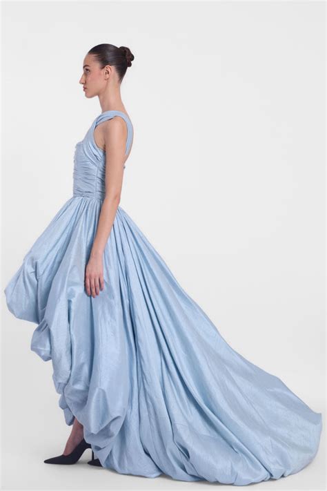 Gauri & Nainika - High-low Balloon Hem Gown - Elahe