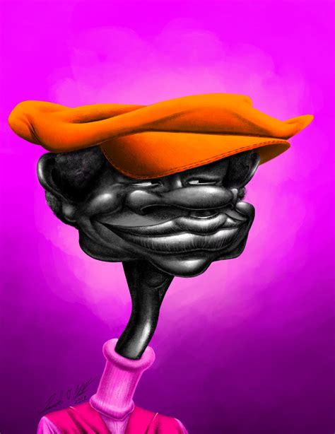 ArtStation - Fat Albert - Rudy caricature painting