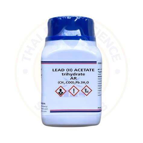 Lead(II) acetate trihydrate – Thai Pure Science