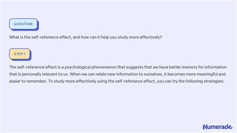 Image result for Self-Reference Effect Memory