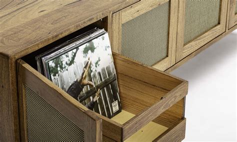 "Fleetwood" Vinyl Record Storage Cabinet – ND Recycled Timber Furniture