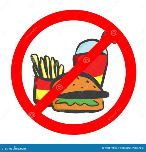 No Eating Sign Clip Art