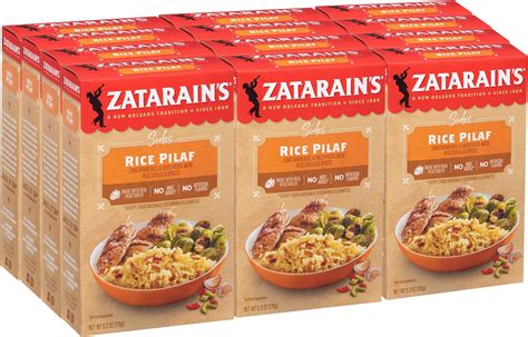 Amazon.com : Zatarain's Rice Pilaf, 6.3 oz (Pack of 12) : Packaged Rice ...