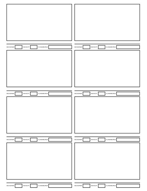Image result for Free Printable Storyboard Example