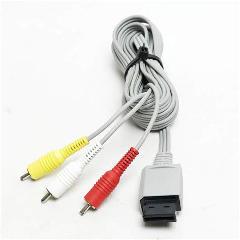 Nintendo Wii Original Audio/Video AV Cable Cord (Bulk Packaging ...