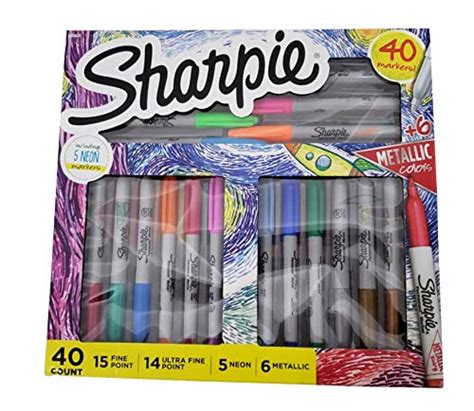 Sharpie Permanent Markers, Limited Edition Holiday Set, Assorted ...