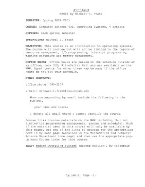 Fillable Online syllabus.rtf Fax Email Print - pdfFiller