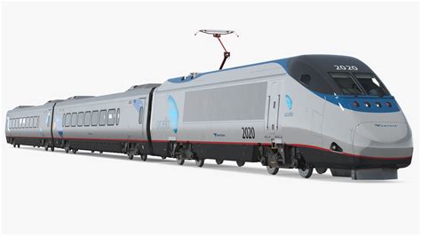 3D Amtrak Acela Express Train | 3D Molier International