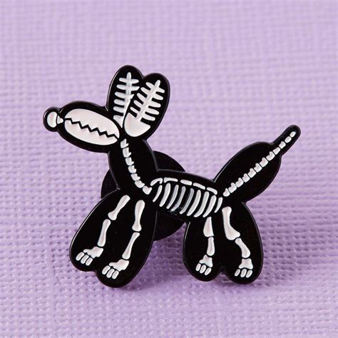 Balloon Animal Skeleton Enamel Pin – Paper planning and more