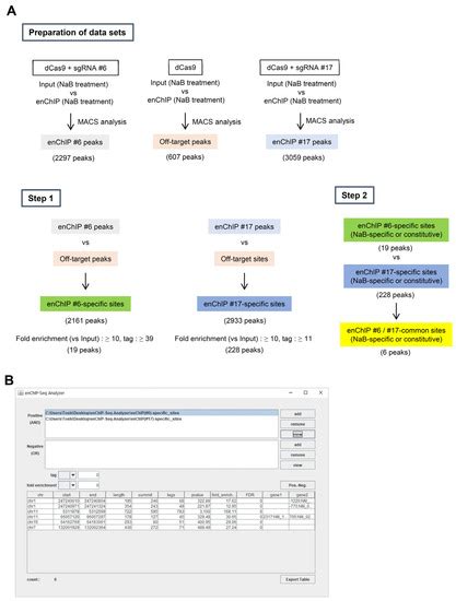 enChIP-Seq Analyzer: A Software Program to Analyze and Interpret enChIP ...