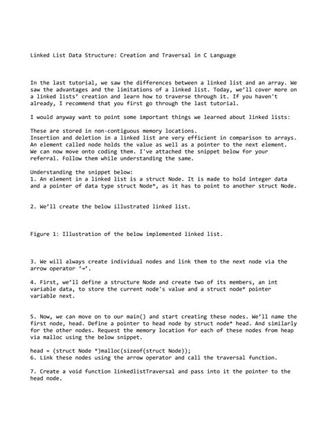 Linked List in Data Structure Tutorial 的图像结果