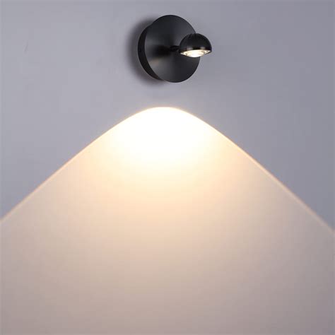 Buy Tubicen Adjustable LED Wall Sconce, 350° Rotatable Wall Light ...