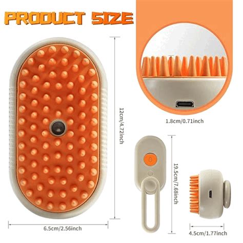 3 in 1 Pet Hair Removal Steam Comb, Perfect for Both Cats & Dogs 🐶🐈 ...