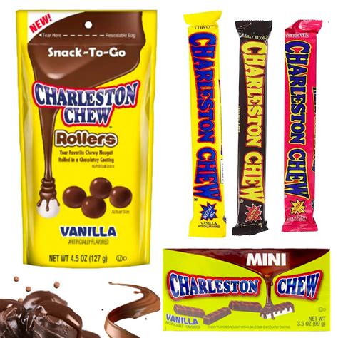 Amazon.com : Charleston chews candy, Chewy Flavored Nougat with a ...