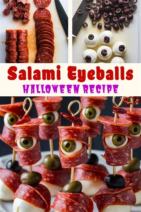 Creepy Skewered Salami Eyeballs: Quick & Easy Halloween Appetizer ...