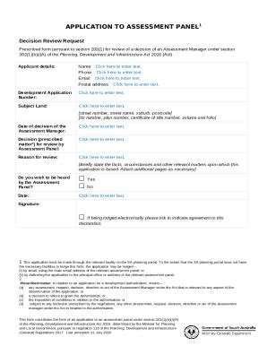 decision review request Doc Template | pdfFiller