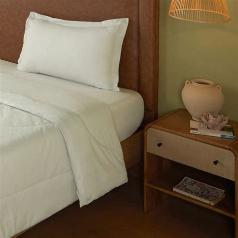Buy Paleto | Everyday Hues Cotton Solid Dyed 120GSM Comforter-Silver ...