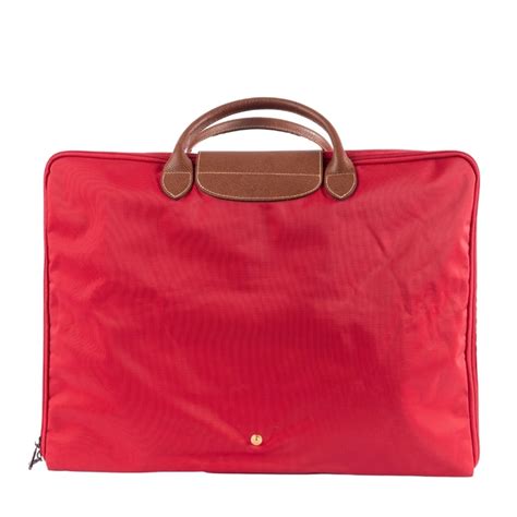 Buy Longchamp Red Les Pliages Valise Top Handle Travel Bag | Ziniosa