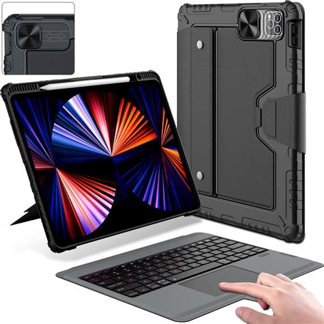 Nillkin iPad Pro 12.9 Case with Keyboard, Keyboard Case for iPad Pro ...