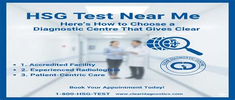 HSG Test Near Me: Here’s How to Choose a Diagnostic Centre That Gives Clear and Quick Results