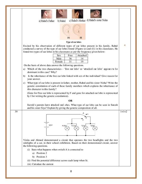 Image result for Science Sample Paper Class 10