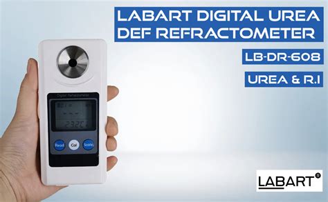 LABART Digital DEF Urea Tester Refractometer for Car with 0-51% & RI LB ...