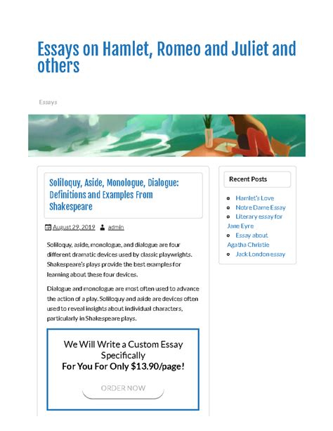 Soliloquy, Aside, Monologue, Dialogue Definitions and Examples From ...