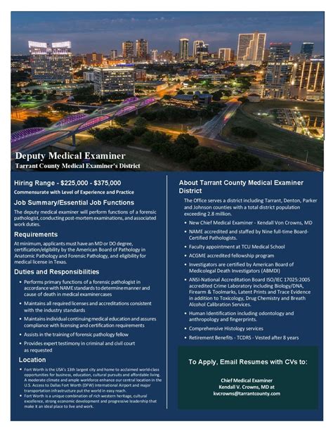 National Association of Medical Examiners on LinkedIn: DEPUTY MEDICAL ...