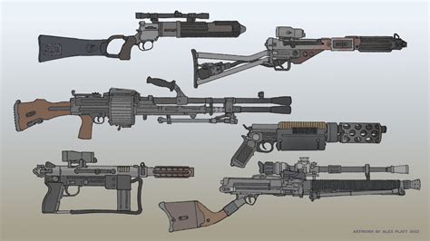 Alex Platt - Up Front: Star Wars Weapon designs