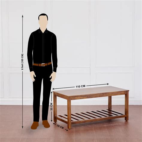 Buy Adana Mango Wood Coffee Table - Brown from Home Centre at just INR ...