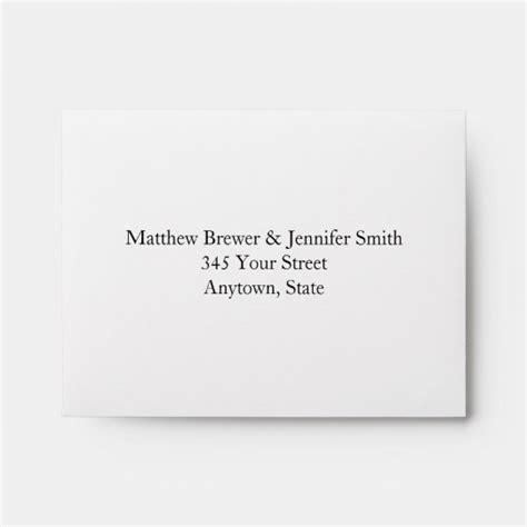Custom Wedding Envelopes with Printed Address | Zazzle.com