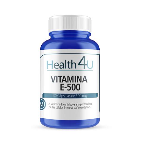 H4u Vitamina E-500 30 Cápsulas De 500 Mg - german-pharmacy.com