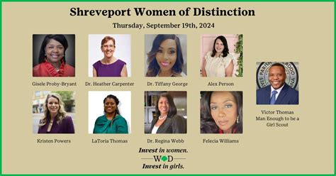 Shreveport Women of Distinction 2024, LSUS, Shreveport, 19 September ...