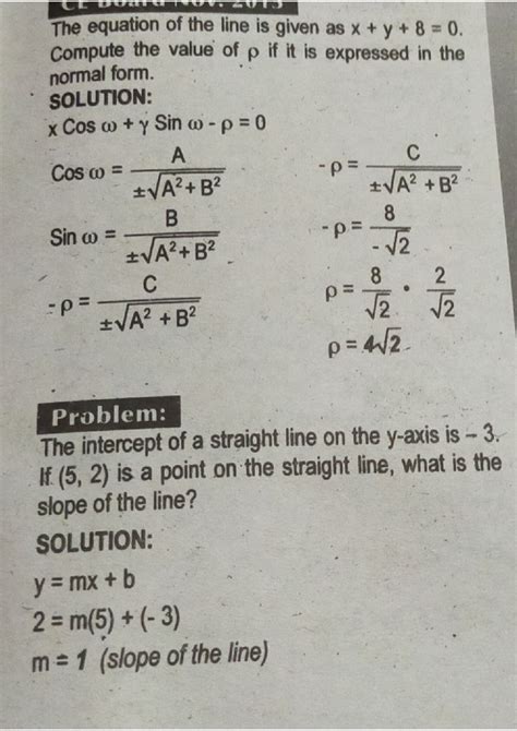 Analytical Geometry Practice Problems 的图像结果
