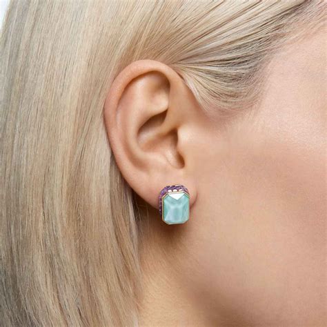 Crystal Stud Earrings for Women and Men | Swarovski