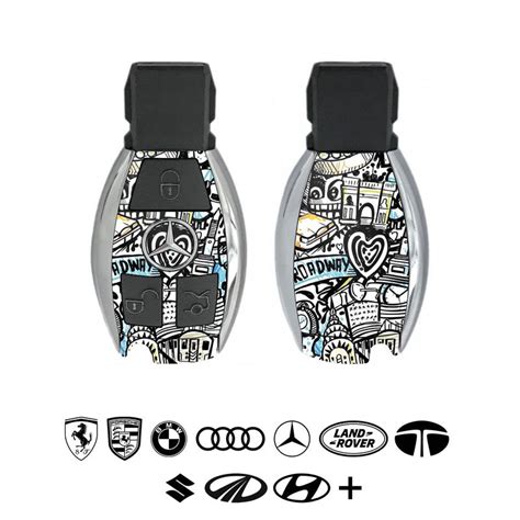 Broadway Abstract Car Key Skins – WrapCart Skins