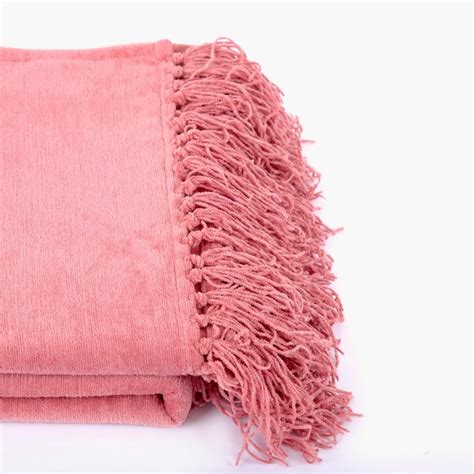 Buy MASPAR Jessica Solid Tassel Trimmed Throw - 130 x 178 cm from ...